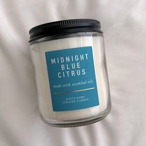 White Barn - Midnight Blue Citrus Candle (Single Wick)